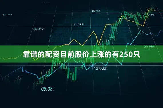 靠谱的配资目前股价上涨的有250只